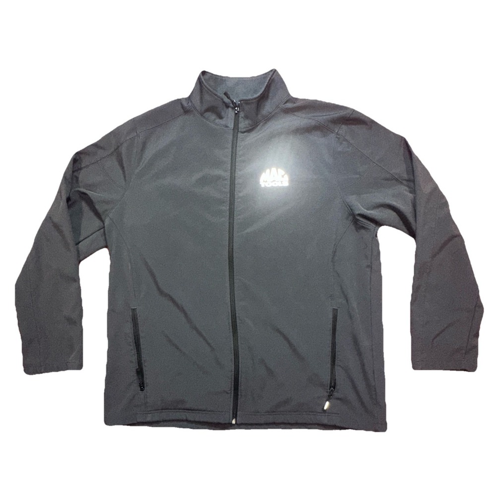 Mac Tools Men's Full Zip Gray Jacket Size XL Mechanic Work Coat Workwear
